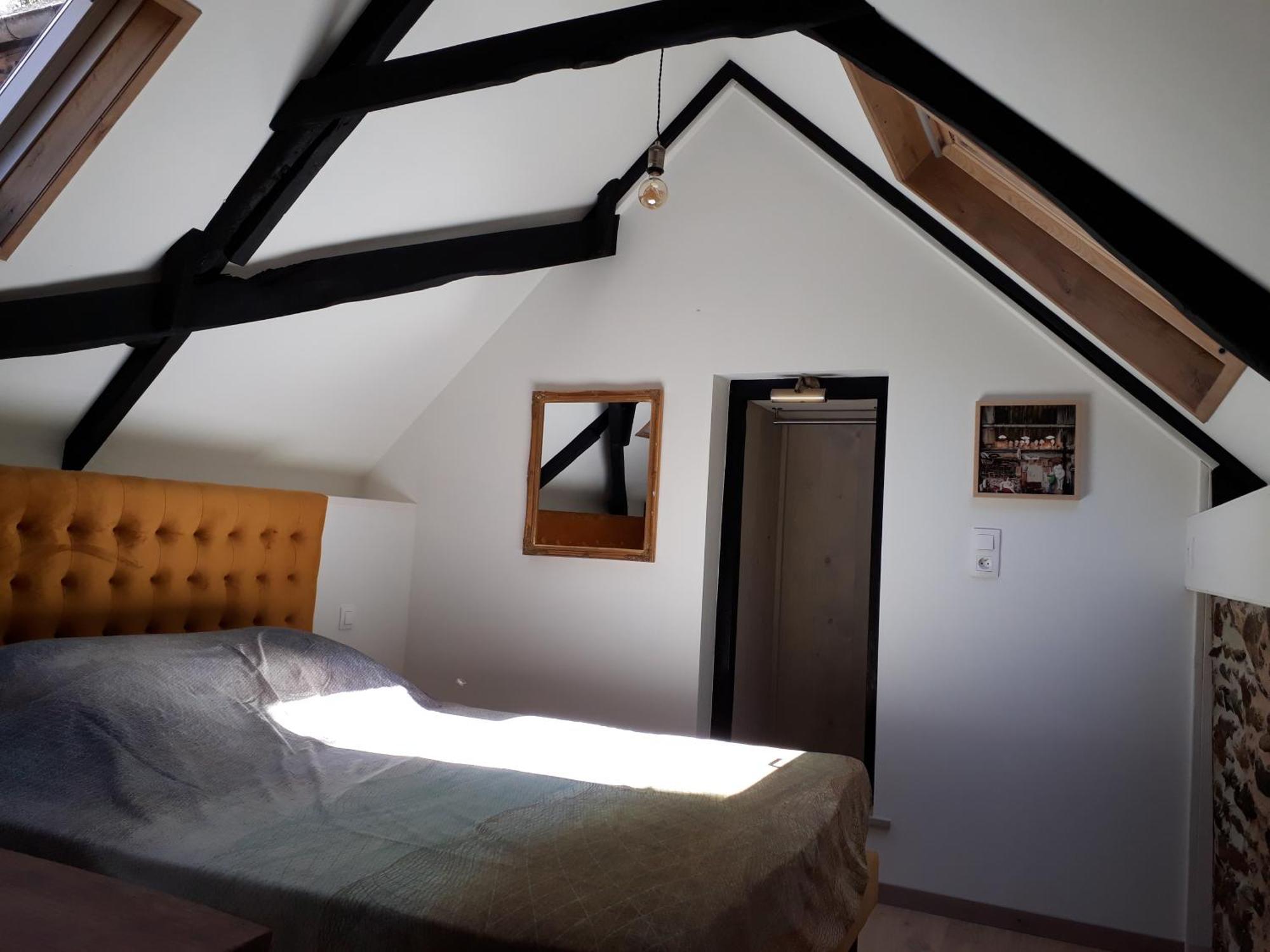 Bed and Breakfast Le Vieux Moulin Goudelin Pokój zdjęcie